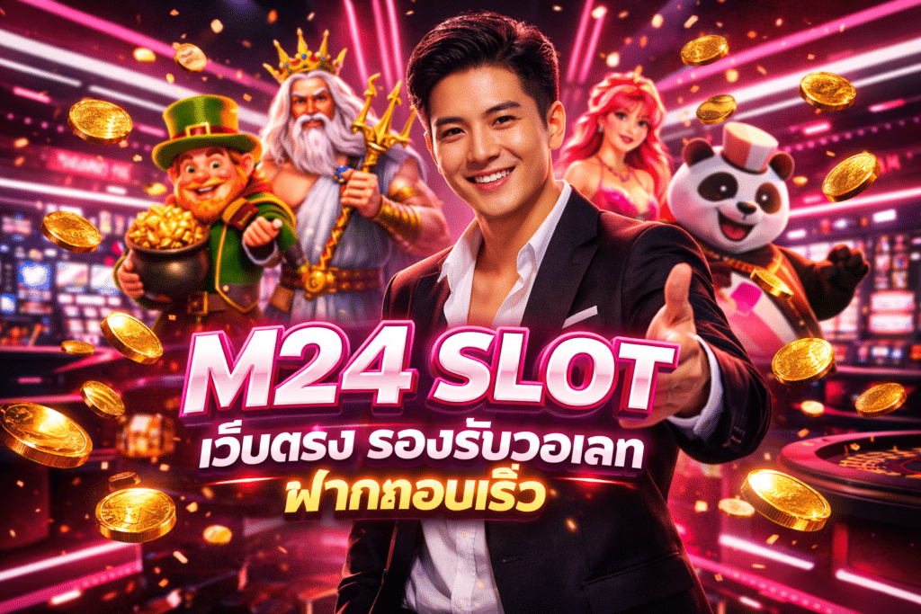 M24 SLOT เว็บตรง รองรับวอเลท ฝากถอนเร็ว เล่นได้ทั้งวัน