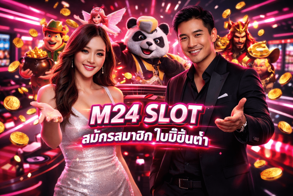 M24 SLOT สมัครสมาชิก ไม่มีขั้นต่ำ เล่นได้ทันที